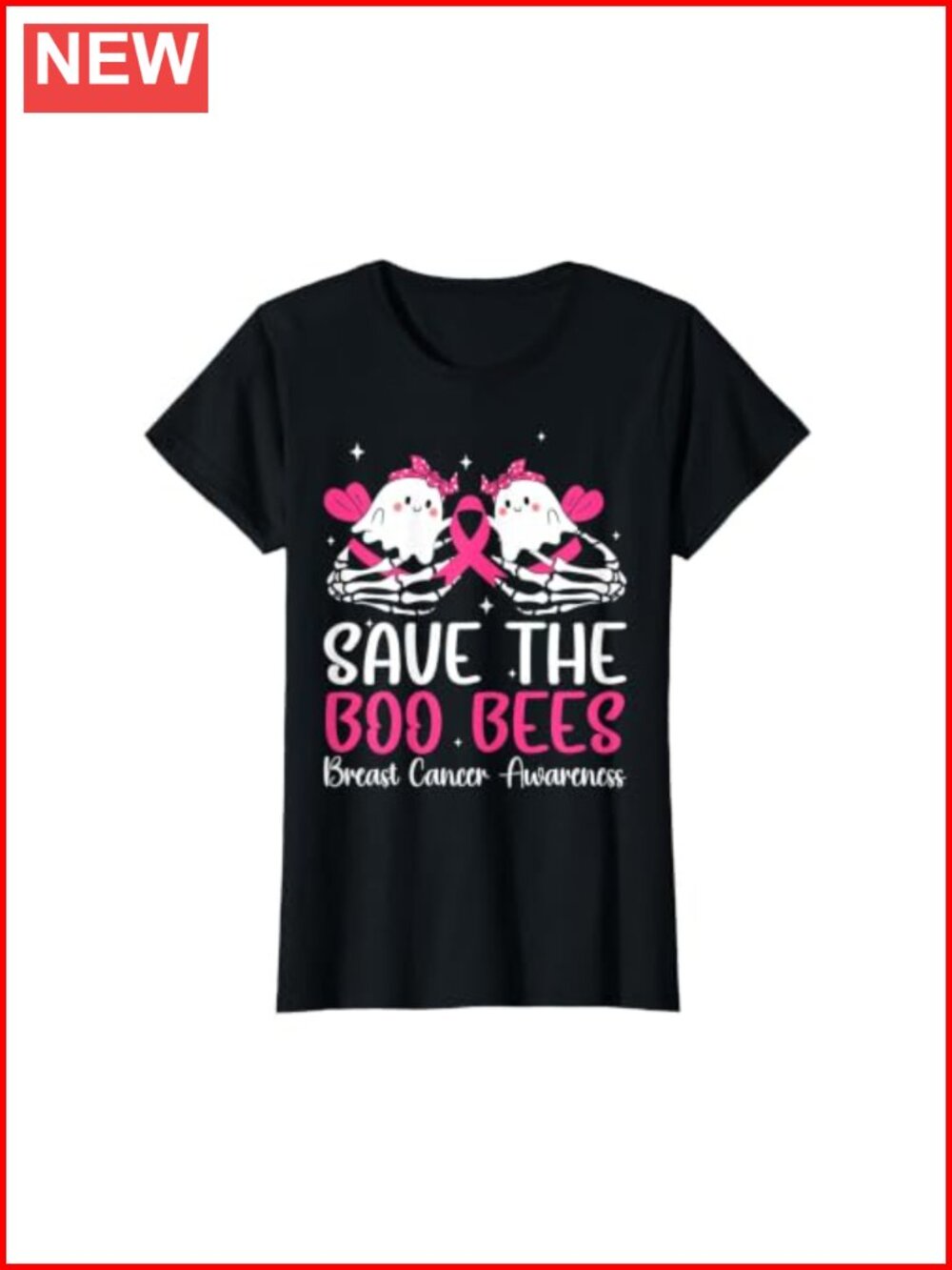 Save The Boobees Breast Cancer Halloween Women T-Shirt
